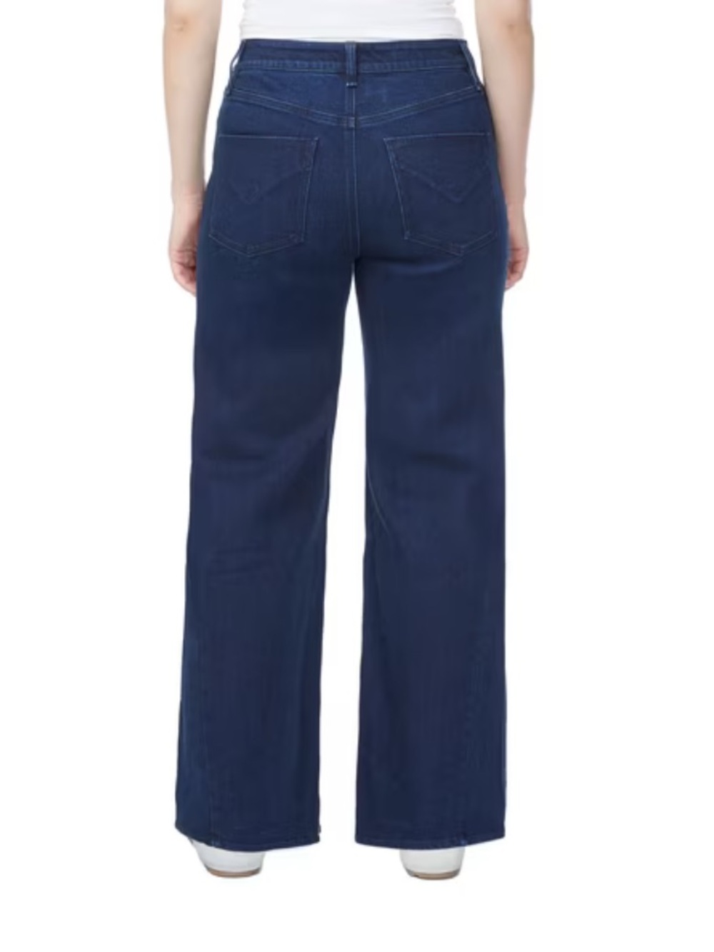 Hudson Women's Seamed Wide Leg Medium Wash Jeans NWT Size 16 - Picture 3 of 12